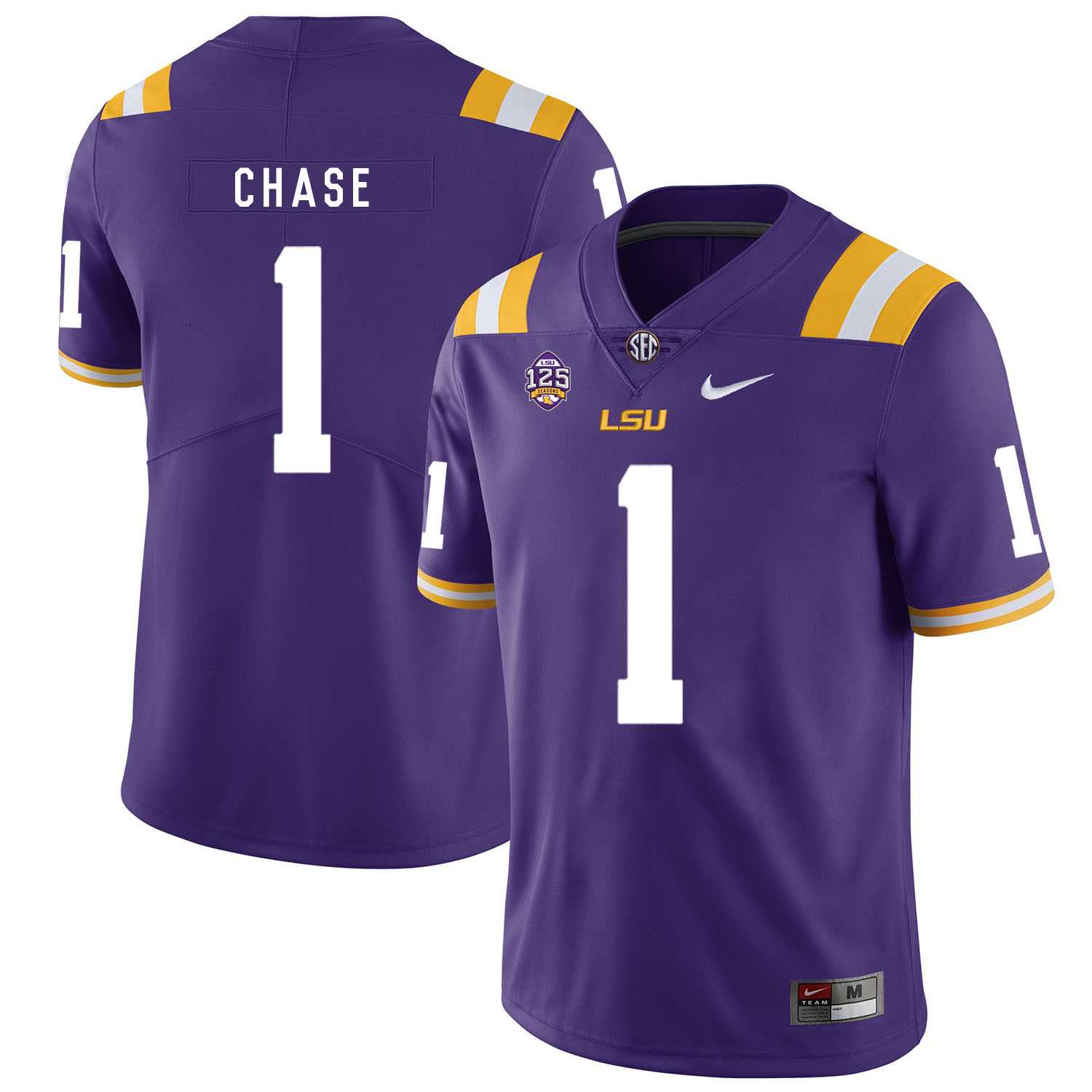 LSU Tigers 1 Ja'marr Chase Purple Nike College Football Jersey Dzhi,We sell and wholesale LSU Tigers 1 Ja'marr Chase Purple Nike College Football Jersey Dzhi on line form chian!